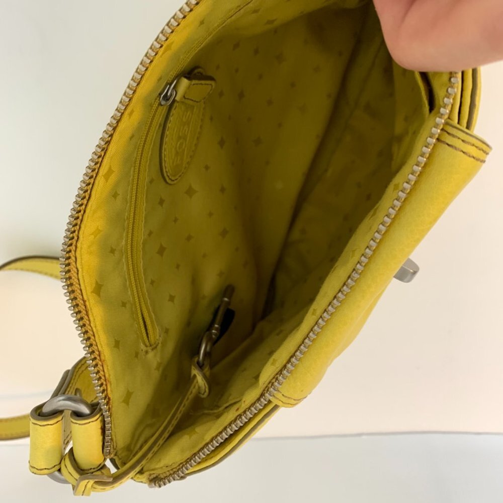 Fossil Leather Citrus Marlow Crossbody Bag - Picture 6 of 10